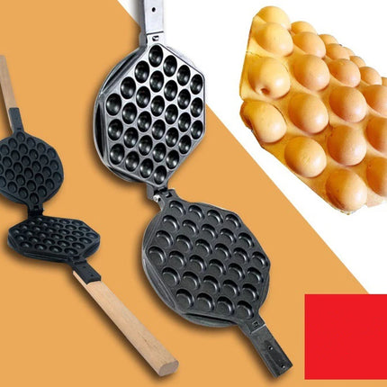 Eggs Bubble Ball Baking Pan Iron Waffle Eggette Mould Cake Mold Gas Electirc Machine Non-stick Plate Robust And Durable 1Pcs