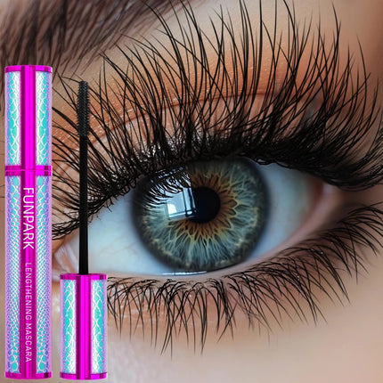 5D Black Thick Eye Mascara Lengthened Waterproof Sweat Proof Silk Mascara with Big Eyes Korean Makeup Curling Eyelash Gifts