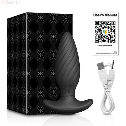 Telescopic Vibrating Anal Plug APP Vibrator Wireless Remote Control Sex Toy Women's Butt Dildo Prostate Massager Anal Plug
