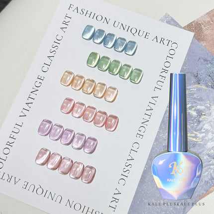 Vernis à ongles transparent Flower Ice en gel, couleur translucide cristal, vernis à ongles magnétique œil de chat, gel UV semi-permanent