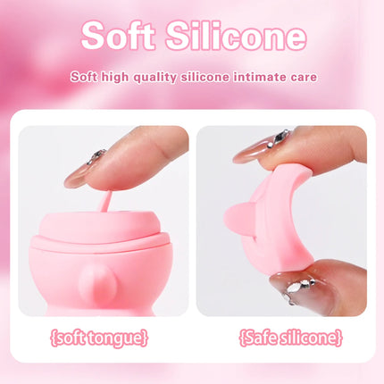 Female Tongue Licking Clitoris Sucking Vibrators Piggy G Spot Vagina Massager Vacuum Stimulator Sex Toys for Women Adults Goods