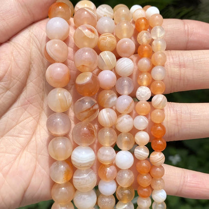 Natural Stone Beads Round Morganites Tourmalines Aquamarines Jades Quartzs Crystals Spacer For Jewelry Making DIY Bracelet