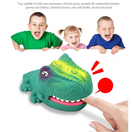 Hand-biting Dinosaur Scary Toy Funny Trick Decompression Interactive Game Dinosaur Pulling Teeth Bar Children Novelty Toys Gifts