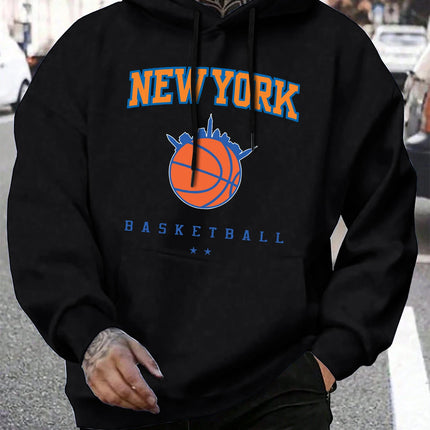 Brooklyn Est 1998 New York Printing Men Hoodies Harajuku Crewneck Hoodie Fashion Oversize Hoody Autumn Comfortable Tracksuit