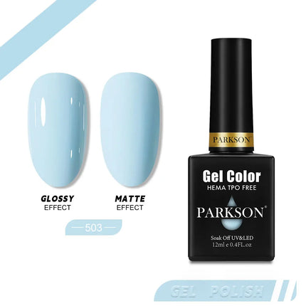 Parkson 12ml Nail Gel Polish TPO HEMA Free Glitter Semi Permanent Soak Off UV LED Long Wear Ultra Diamond Top Coat Varnish