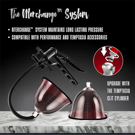 Handheld Vacuum Pump Trigger Control Adjustable Suction Silicone Seal Chest Nipples Pussy Clitoris Stimulator Sex Toy For Women