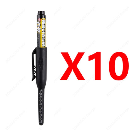 100-1Pcs 45mm Long Nib Head Carpenter Marker Pens White/Black/Blue/Red Hole Marker Pen for Measuring Woodworking Hand Tools