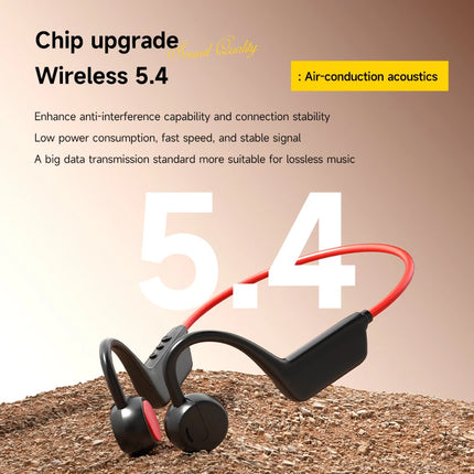 Lenovo Bone Conduction Headset Wireless Swimming Sports Headphone IPX8 Bluetooth 5.4 With Mic Waterproof Exercise Fitness