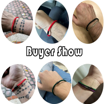 Grade A Keel Rope Bracelet Men Women Lucky Red Thread Bracelet Attract Micro Magnetic Couple Bracelet Wealth Prosperity Brazalete