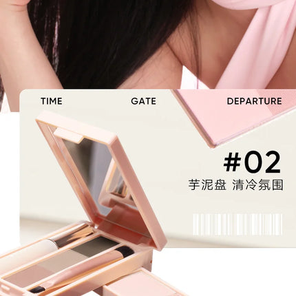 Judydoll Face Powder Paleta Iluminador Bronzer Contour Long Lasting Highlighter Palette Masscara Makeup Set Blush With Brush