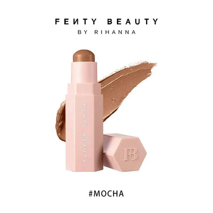 Fenty Beauty Multi-color Contour Stick Concealer Facial Matte 3D Diamond Highlight Non Fading Water Gloss Lip Glaze Gloss Makeup