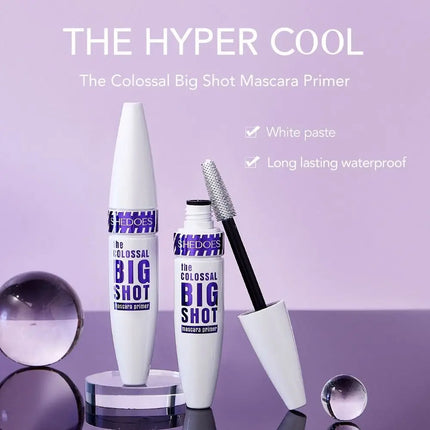 New White Eyelash Primer Waterproof Eye Makeup Tool 15ml Eyelash Base Cream Thicken Anti-Smudge Mascara Cosmetic