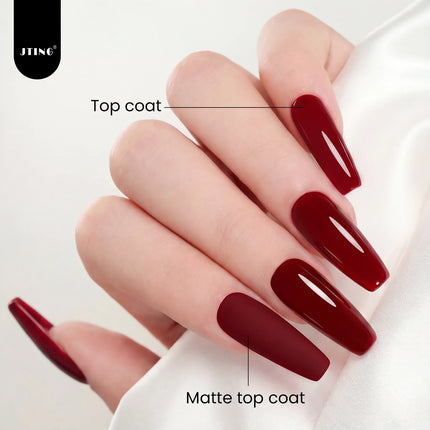 Jting 1pc 250g Top Coat Professional Nail Art Top Coat Long-lasting Anti-Stain Functional Gel Polish
