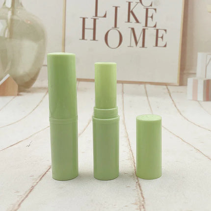 500PCS Empty lipstick tube in four colors, leak-proof twist-up lipstick container, reusable cosmetic tube for DIY solid perfume