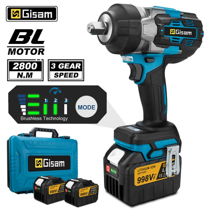 18V Brushless Impact Wrench 2800Nm / Clé à Chocs Brushless 18V