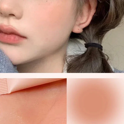 Monochrome Liquid Blusher Lightweight Color Rendering Natural Brighten Matte Rouge Blush Waterproof Facial Contouring Cosmetics