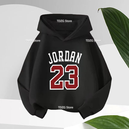 Autumn Brand Pattern Print Fleece Children Hoodie Kid Boys Girl Clothes Sport Fashion Long Sleeve Hooded Sweatshirt Pullover Top