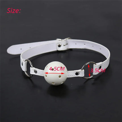 BDSM Silicone Bondage Ball Gag Sex Toys No Vibration Open Mouth Bondage Mouth Ball Woman Couples Adult Games Erotic Accessories