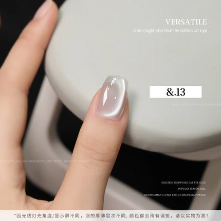 36-color/set Star River Cat Eye Gel Nail Polish 15ml Magnetic Gel Glass Beads Semi Permanent Soak Off UV Nail Gel For Nail Salon
