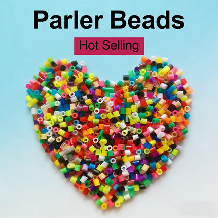 1000/50000 Pcs 2.6mm Mixed Color Fuse Beads Ironing Beads Hama Beads DIY Handmade Art Crafts Mosaic Puzzle Beads