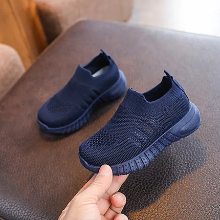 Children's Running Sneakers Boys Girls Casual Mesh Breathable Non-Slip Walking Patchwork Tennis Toddler Soft-Soled Girls' Shoes