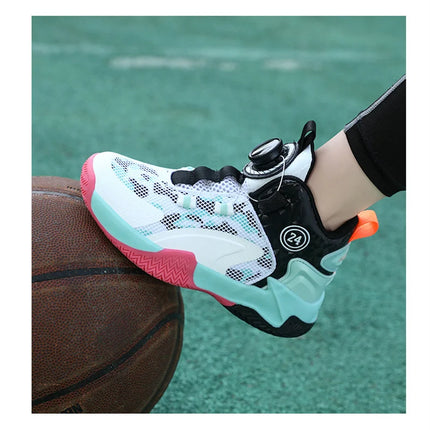 Kids Basketball Shoes Boys Sneakers Non-slip Child Trainer Basket Shoes Outdoor Children Sport Shoes