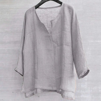 V Neck Men Beach Shirt Super Thin Long Sleeve Loose Shirt Solid Color Casual Long Sleeve Casual Shirt Oversized Summer Shirts