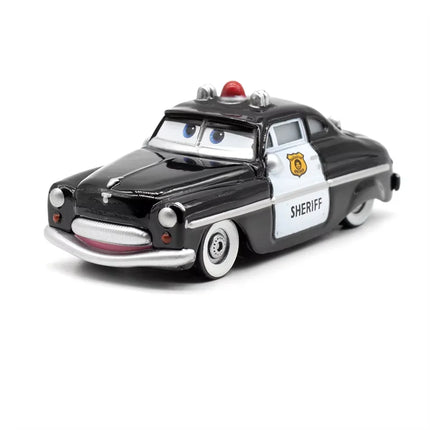 Disney Pixar Toy Car 2/3 Lightning  Mcqueen Fritter Miss Frank Collection 1:55 Die Cast Metal Alloy Model Kid Boy Birthday Gifts