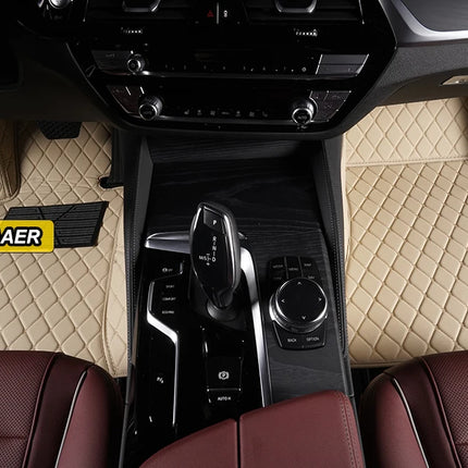 Custom Car Floor Mats For VW Polo Polo-Plus Polo-GTI Auto Carpets Foot Coche Accessorie