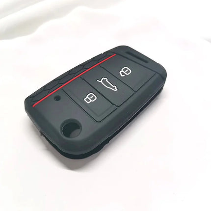 For VW golf 7 GTI POLO T-Cross T-Roc touran Tiguan Skoda Octavia Rapid kodiaq Fabia Seat Ibiza leon Ateca Arona key case cover