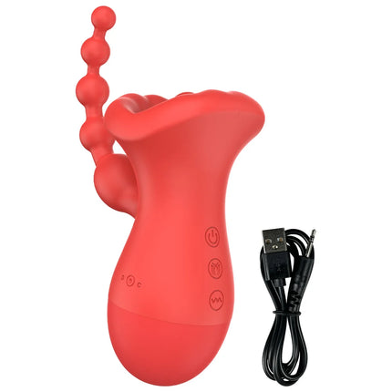 Sex Toys Sucking Vibrator for Women Tongue Licking Clitoris Sucker Female Powerful Clitoral G Spot Nipple Stimulator Adult Goods