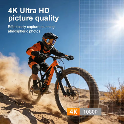 4K Ultra HD Action Camera 330° Face Tracking Gimbal Stabilizer 1.72 Inch Touch Screen 64MP Pocket Digital Camera WiFi Sports Cam