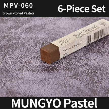 MUNGYO 6pcs/set Soft Pastels / Chalk Sticks /Crayons Non Toxic Smearing/Overlapping Colors Drawing Sketch Graffiti Art Supplies