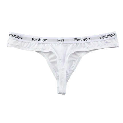 Fancave Men's Sexy Thong Underwear, Fashionable Bikini, Breathable U-Convex One-Line Briefs