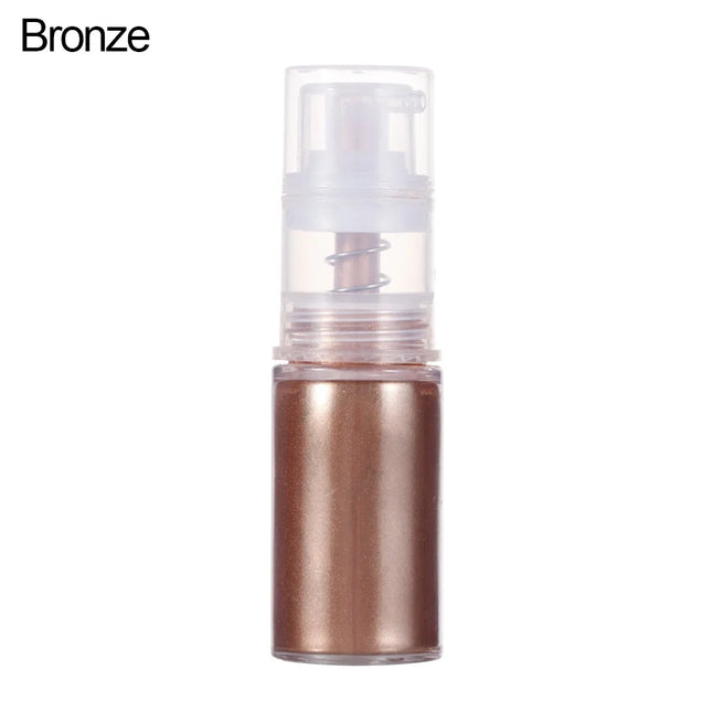 Glitter Cake Decoration Gold Powder Mousse Spray Bottle Baking Color Dust Fondant Macaron Chocolate Dye Baking Accessorie
