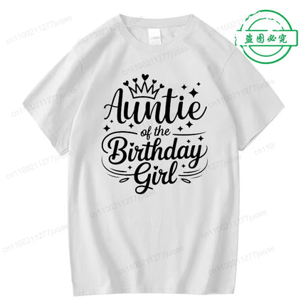 Family Matching Shirts Birthday Girl Family Party Outfits for Parents Kids Family Dad, Sister,mom of The Birthday Girl Tops Gift