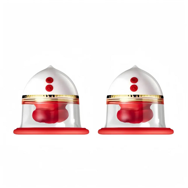 Breast Massage Vibrator with Suction Head Tongue Clitoris Stimulator AV Breast Corrector Female Self Pleasure Toy