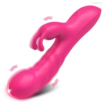 3 In 1 Dildo Rabbit Vibrator for Women G-Spot Orgasm Masturbator Anal Plug Clitoris Stimulator Female Masturbation Sex Toys 18+
