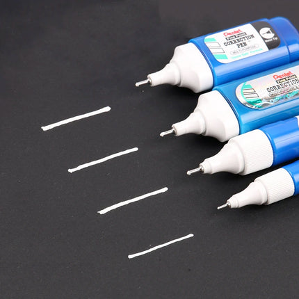 PENTEL Correction Fluid ZL31/33/62/72 Correction Pen Fine Point Quick Drying Fast Clean and Easy To Use School Supplies