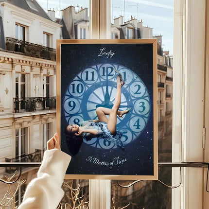 Singer Cute L-LaufeyS Modern Wall Art Poster Sticker For Living Room Bedroom Bar Home Decor Mural Painting Decoration