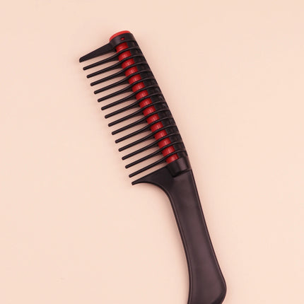 1PC Professional Wide Toothed Comb – Anti-Static Detachable Splicing Roller Comb, Salon Hair Dyeing Tool for Real Hair Wigs