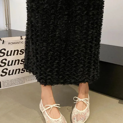 2026 Spring Lace Women Mary Jane Shoes Fashion Slip On Comfort Street Style Soft Sole Female Internal Elevation Dress Shoes