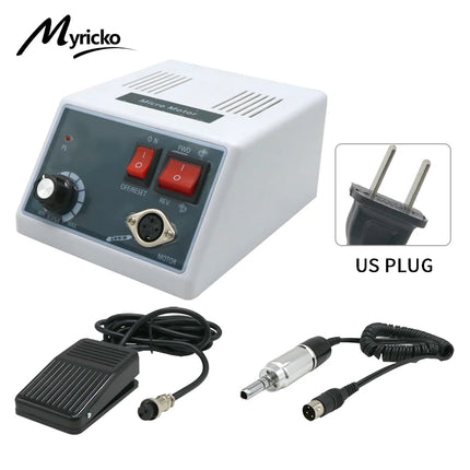 Myricko Dental Polishing Micro Motor Handpiece 35000 RPM for Marathon Micromotor Machine Dental Lab Polishe