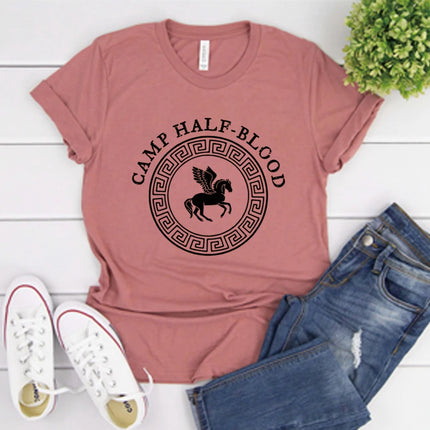 Camp Jupiter T-Shirt Camp Half-Blood Shirt Percy Jackson Shirtsc Unisex Graphic T Shirts Gothic Short Sleeves Tops Harajuku Top