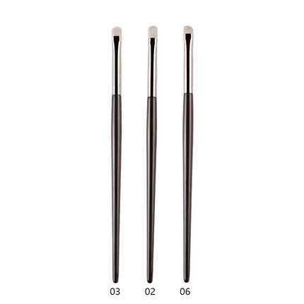 1pc White Pony Hair Eyeshadow Makeup brushes Small Smudge Precision Crease Detail Bevel Eye Shadow Make up brush Liner Lip