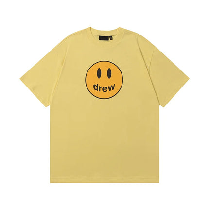 Drew House Print Short-Sleeve High-Street Casual Couple's Oversized T-Shirt