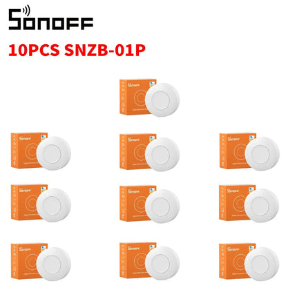 SONOFF SNZB 01P Zigbee Smart Button, Wireless Remote Control for Lights & Scenes, Single/Double/Long Press for Home Assistant