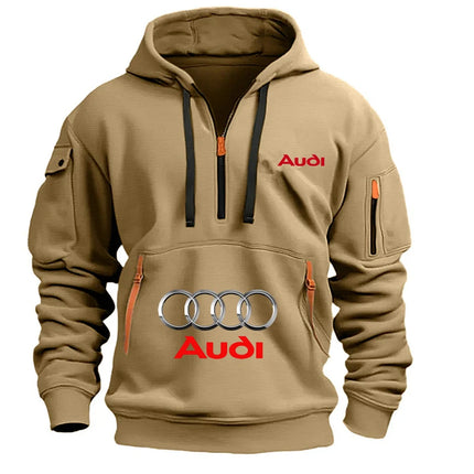 Nueva sudadera con capucha para hombre de AUDI, sudadera deportiva para exteriores, sudadera informal para entusiastas de