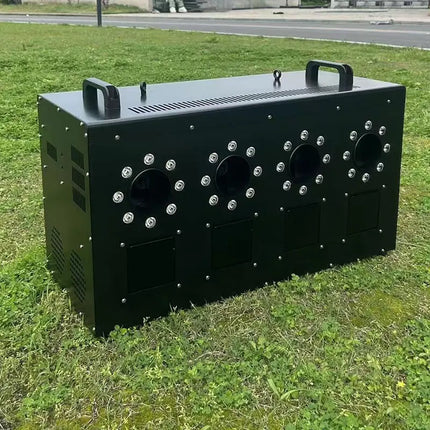 From EU 3000W 1500W LED Smoke Bubble Machine Four Holes Double Holes Wedding Bubble Spray Machine DMX for Stage Special Effect