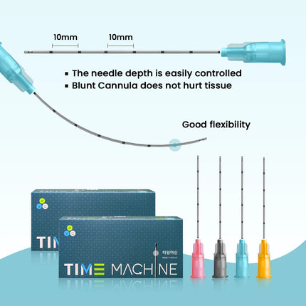 22G 50mm 25G 50mm 27G 38mm Korean Blunt-tip Needle for Lip Nose Filler Disposable Sterile Micro Cannula Body Piercing Needle